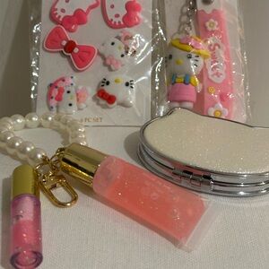 Hello Kitty Pink and White Accessories Set